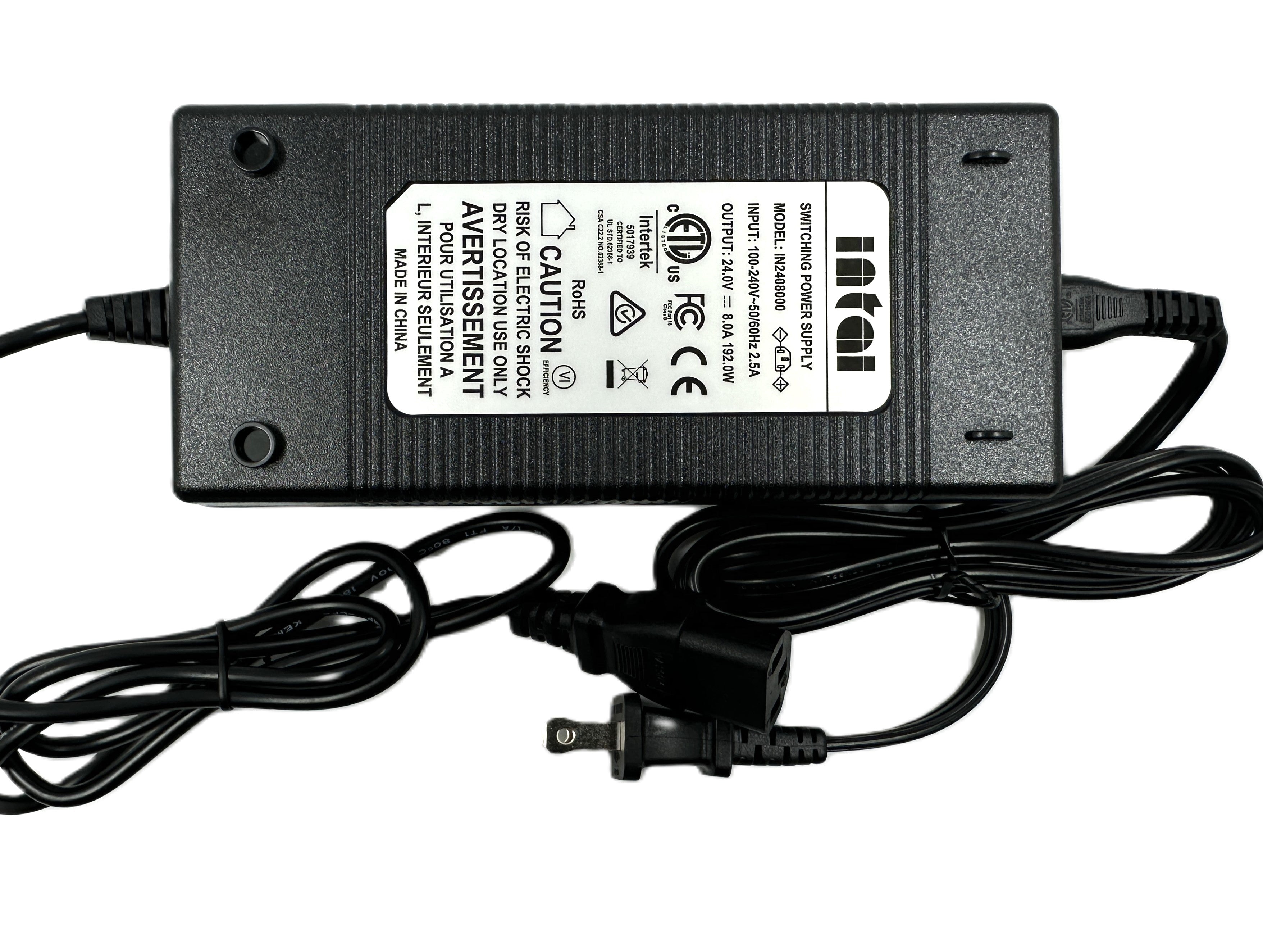 AC/DC Adapter 24V/8A 110V for UGP-370/275/260/175/170/108/265/385/290 ...