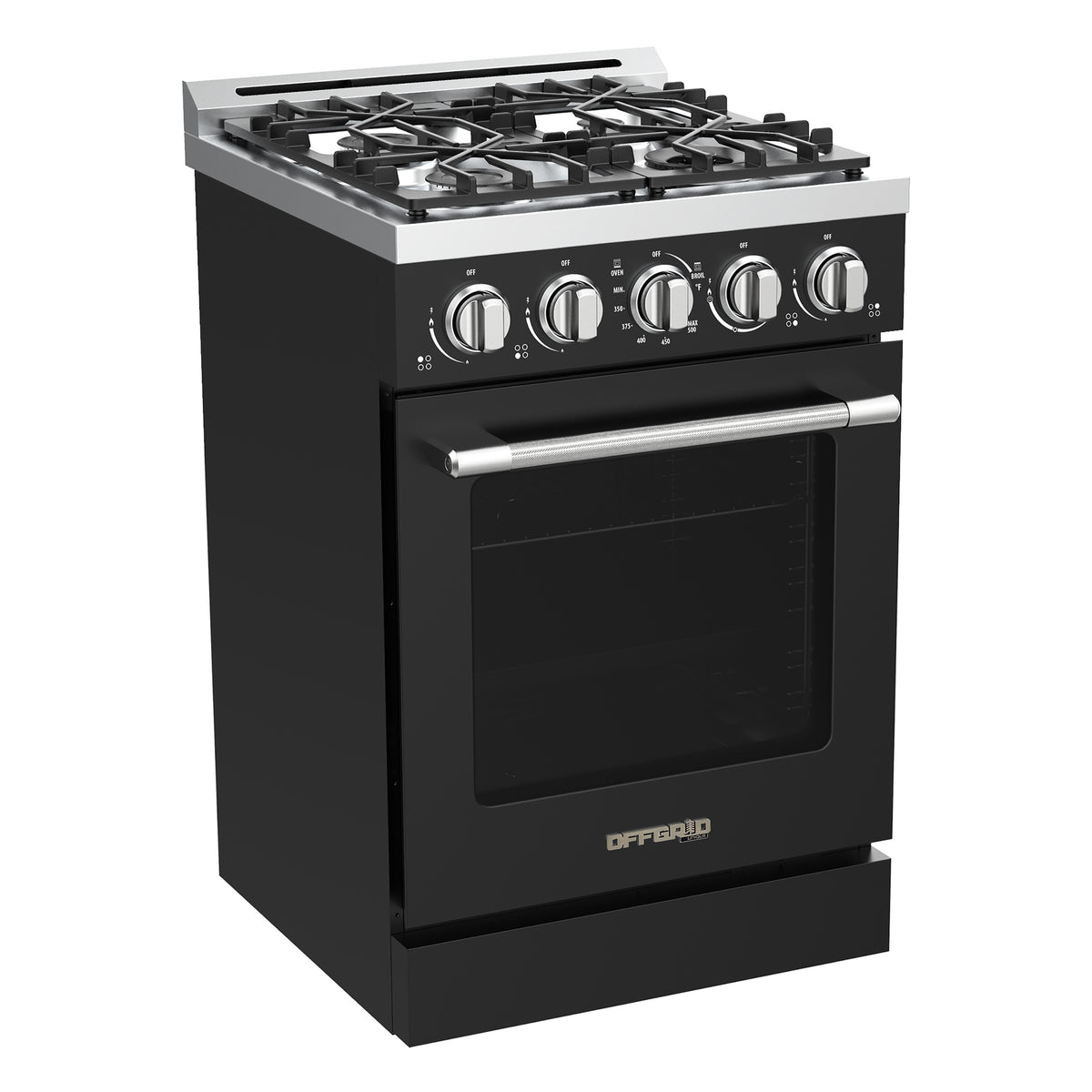 Unique Appliances Off-Grid 24"  Propane Range in Black