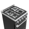 Unique Appliances Off-Grid 24"  Propane Range in Black