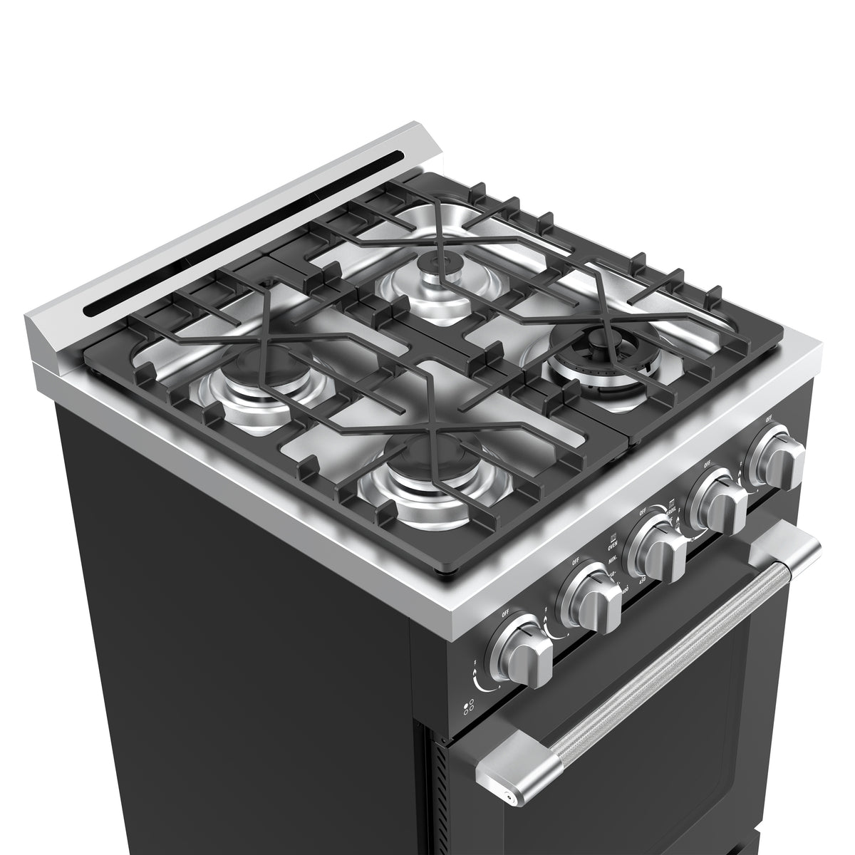 Unique Appliances Off-Grid 24"  Propane Range in Black