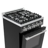 Unique Appliances Off-Grid 24"  Propane Range in Black