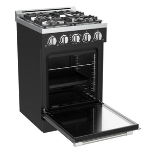 Unique Appliances Off-Grid 24" Waist High Broiler Propane Range in Black