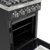 Unique Appliances Off-Grid 24"  Propane Range in Black