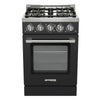 Unique Appliances Off-Grid 24"  Propane Range in Black