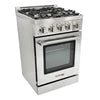 Unique Appliances Off-Grid 24"  Propane Range in Stainless Steel