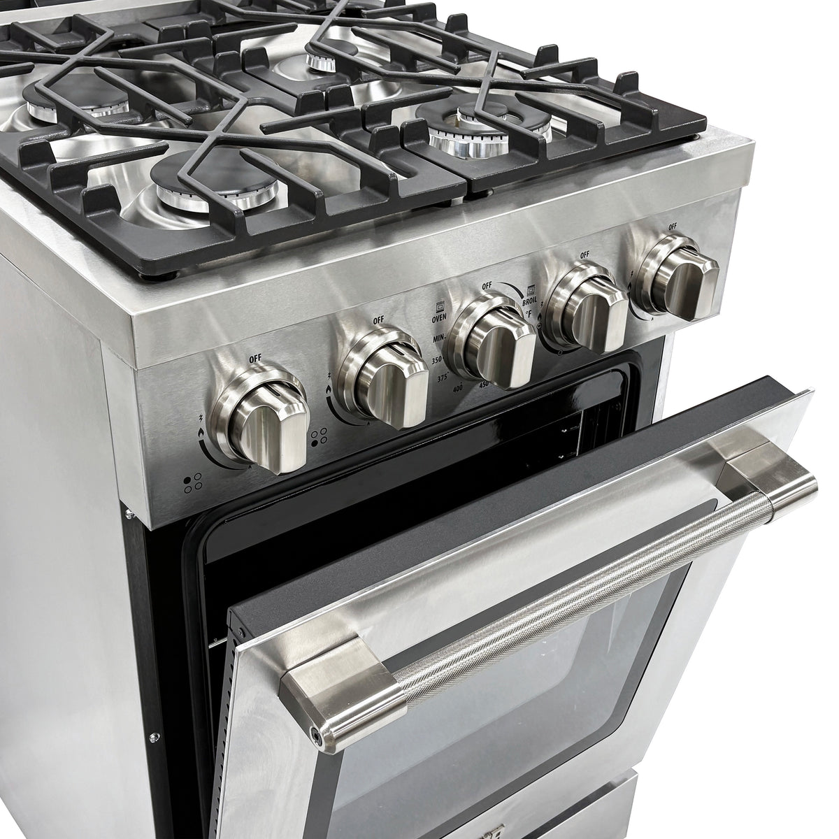 Unique Appliances Off-Grid 24"  Propane Range in Stainless Steel