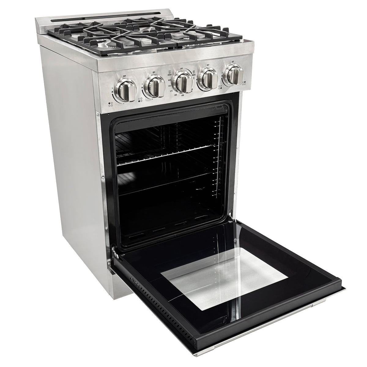 Unique Appliances Off-Grid 24"  Propane Range in Stainless Steel