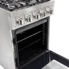 Unique Appliances Off-Grid 24"  Propane Range in Stainless Steel