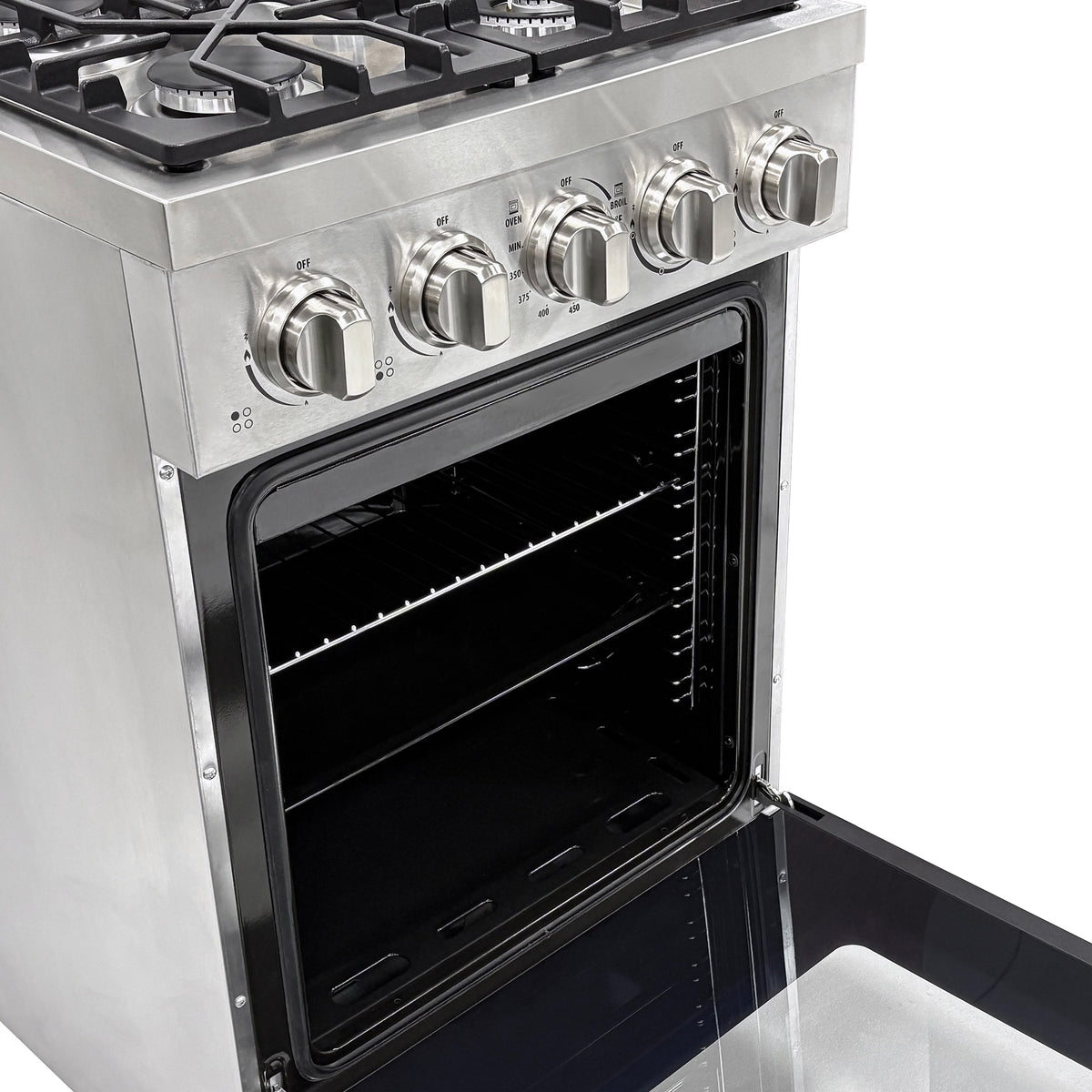 Unique Appliances Off-Grid 24"  Propane Range in Stainless Steel