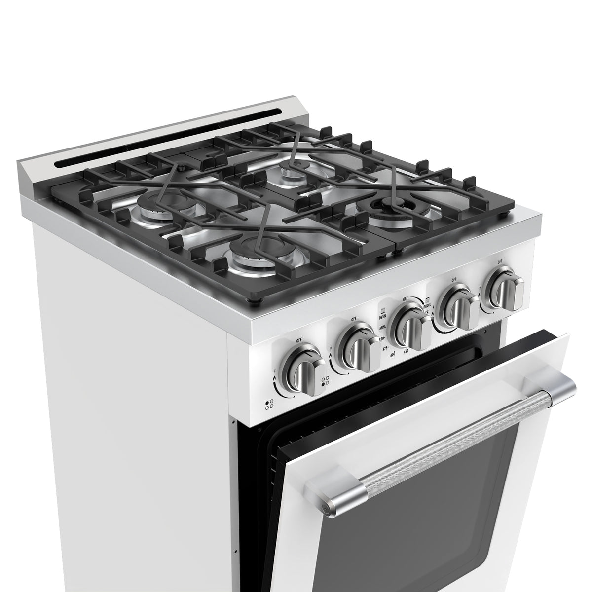 Unique Appliances Off-Grid 24"  Propane Range in White