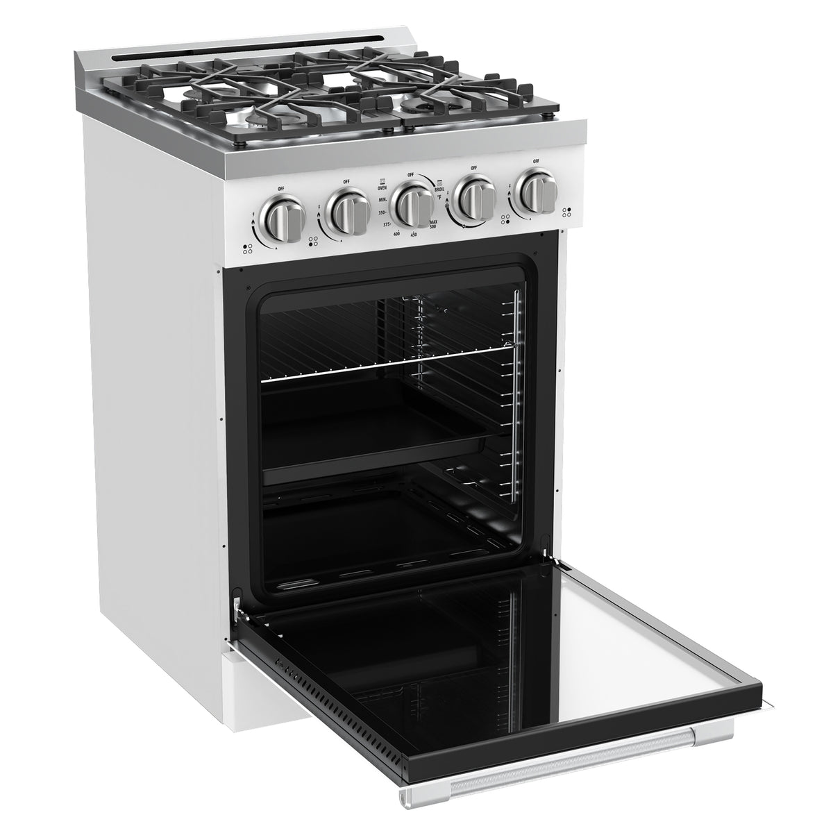 Unique Appliances Off-Grid 24"  Propane Range in White