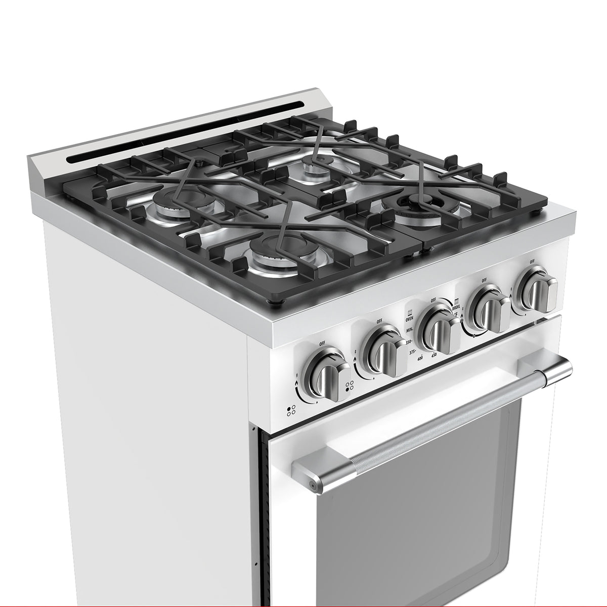 Unique Appliances Off-Grid 24"  Propane Range in White