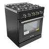 Unique Appliances 30' Off-Grid Propane Gas Range Stainless Steel