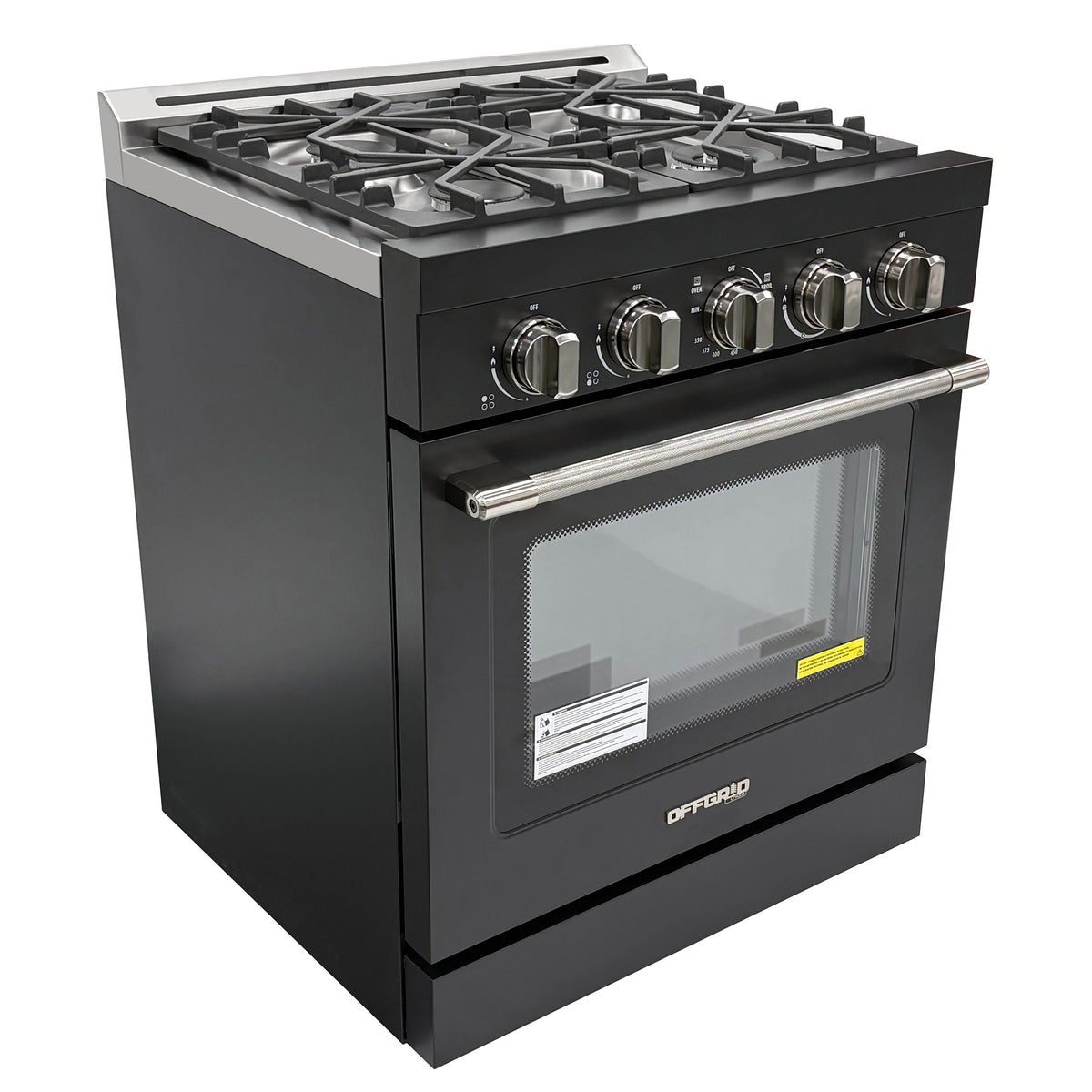 Unique Appliances 30' Off-Grid Propane Gas Range Stainless Steel