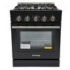Unique Appliances 30' Off-Grid Propane Gas Range Stainless Steel