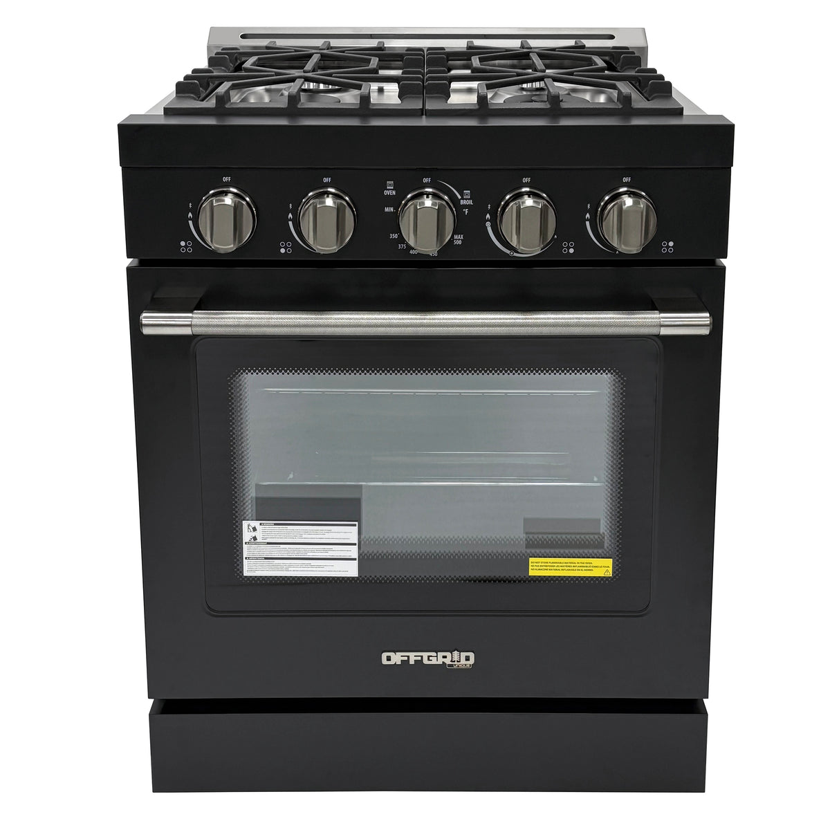 Unique Appliances 30' Off-Grid Propane Gas Range Stainless Steel