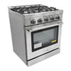 Unique Appliances 30' Off-Grid Propane Gas Range Stainless Steel