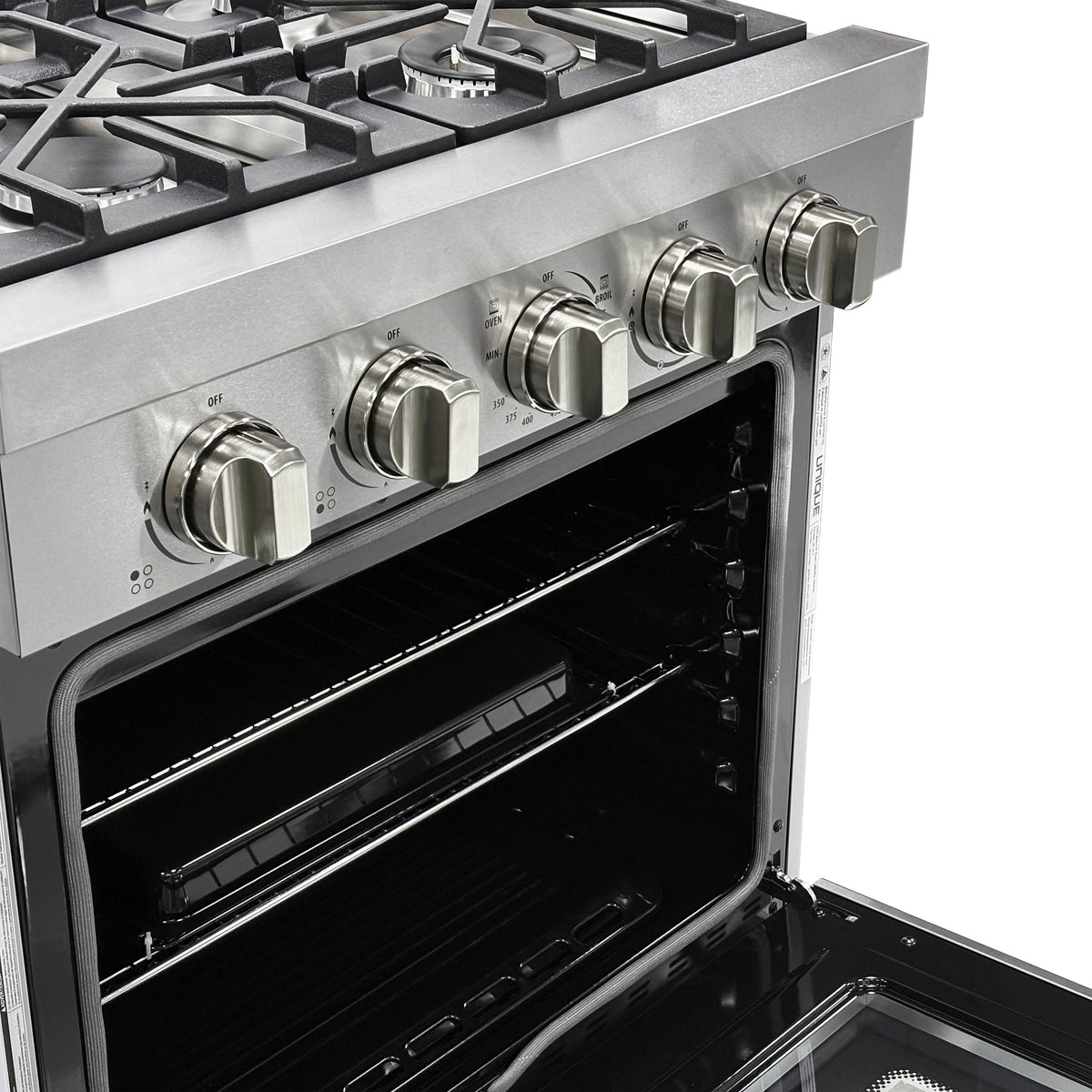 Unique Appliances 30' Off-Grid Propane Gas Range Stainless Steel