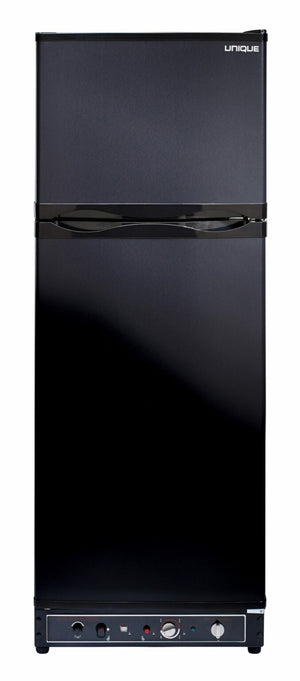 Unique 10 Cu/Ft Black Direct Vent Propane Refrigerator