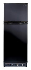 Unique 10 cu/ft Black propane Refrigerator with CO alarming device