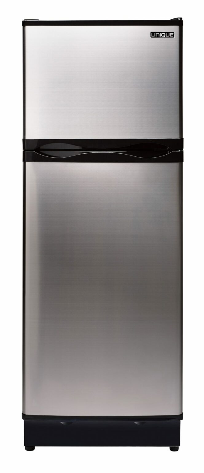 Unique 10 cu/ft Stainless Steel propane Refrigerator with CO alarming