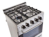 Unique Prestige 20 inches Stainless Steel Convection Gas Range, Electronic Ignition