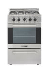 Unique Prestige 24 inches Stainless Steel Convection Gas Range, Electronic ignition