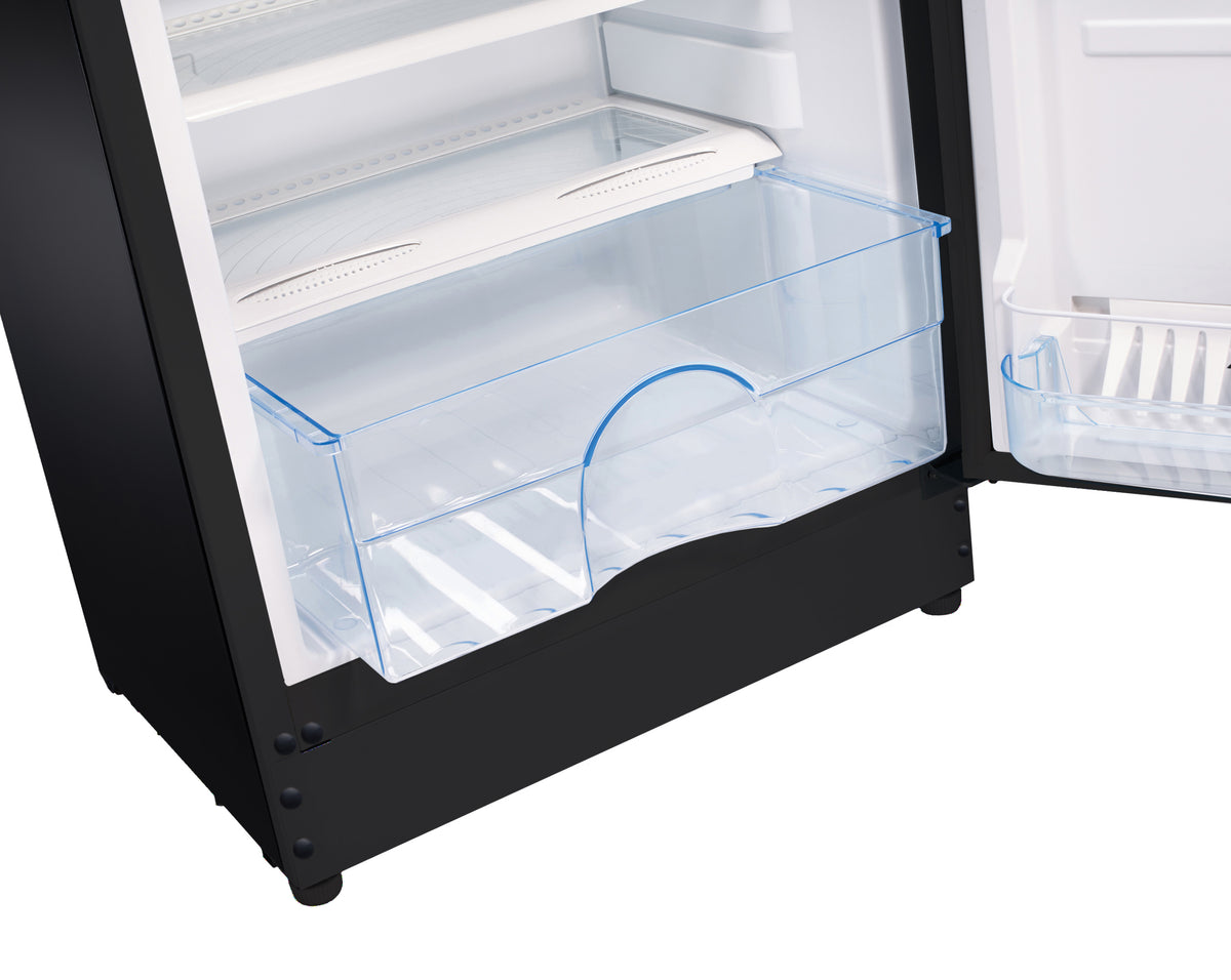 Unique 290 Litre Black 12/24 DC Refrigerator/Freezer