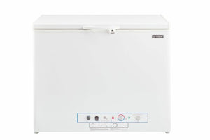 Unique 6 cu/ft White propane freezer with CO alarming device with safety shutoff