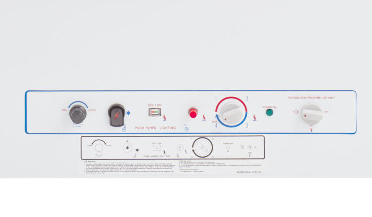 Unique 6 cu/ft White propane freezer – Unique Appliances