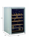 Unique 125 Litre Ocean Mist Turquoise Classic Retro Wine Refrigerator