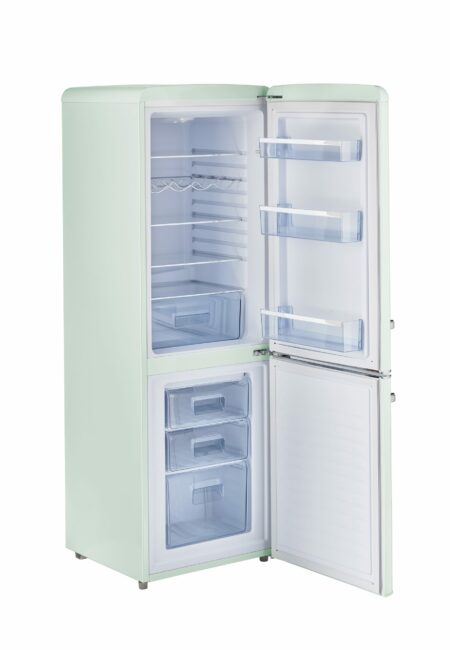 Unique 215 Litre Summer Mint Green 110VAC Refrigerator/Freezer