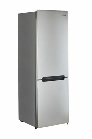 Réfrigérateur électrique à congélateur dans le bas 12 pi³ - Acier inoxydable