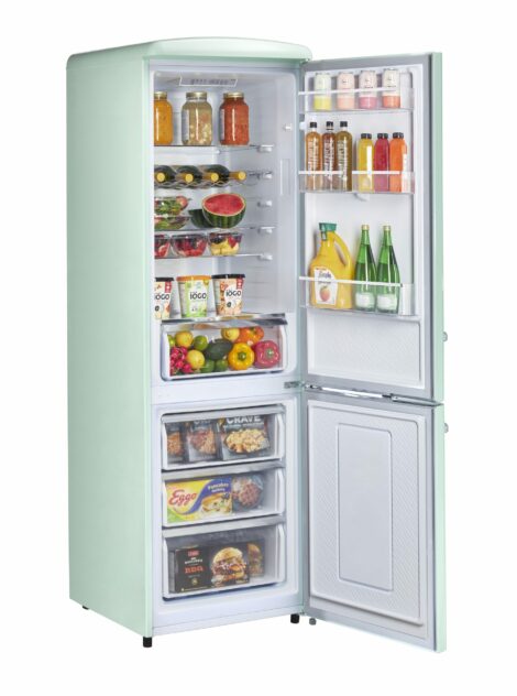 Classic Retro 23.6 in 11.7 cu. ft. Frost Free Retro Bottom Freezer