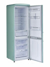 Classic Retro 23.6 in 11.7 cu. ft. Frost Free Retro Bottom Freezer Refrigerator in Ocean Mist Turqoise, ENERGY STAR