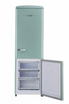 Réfrigérateur électrique à congélateur dans le bas de 12 pi³ - Turquoise brume marine