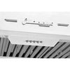 Hotte de cuisinière de 36 po Blanc Marshmello