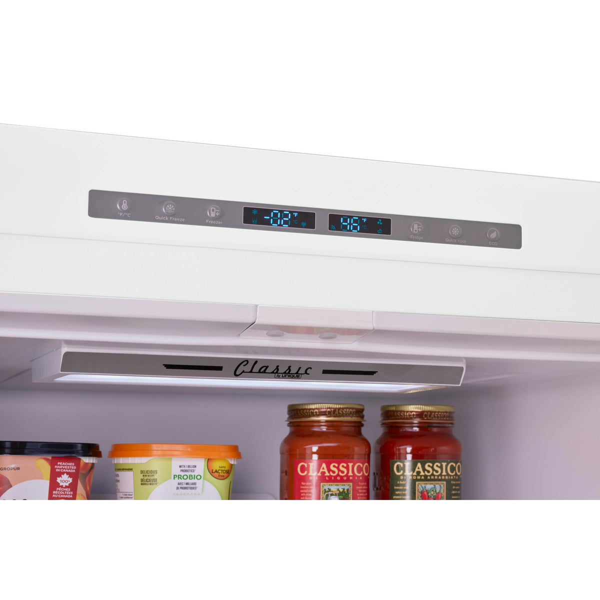 Classic Retro 30 in 17.7 cu. ft. Frost Free Retro Bottom Freezer Refrigerator in Marshmallow White, ENERGY STAR