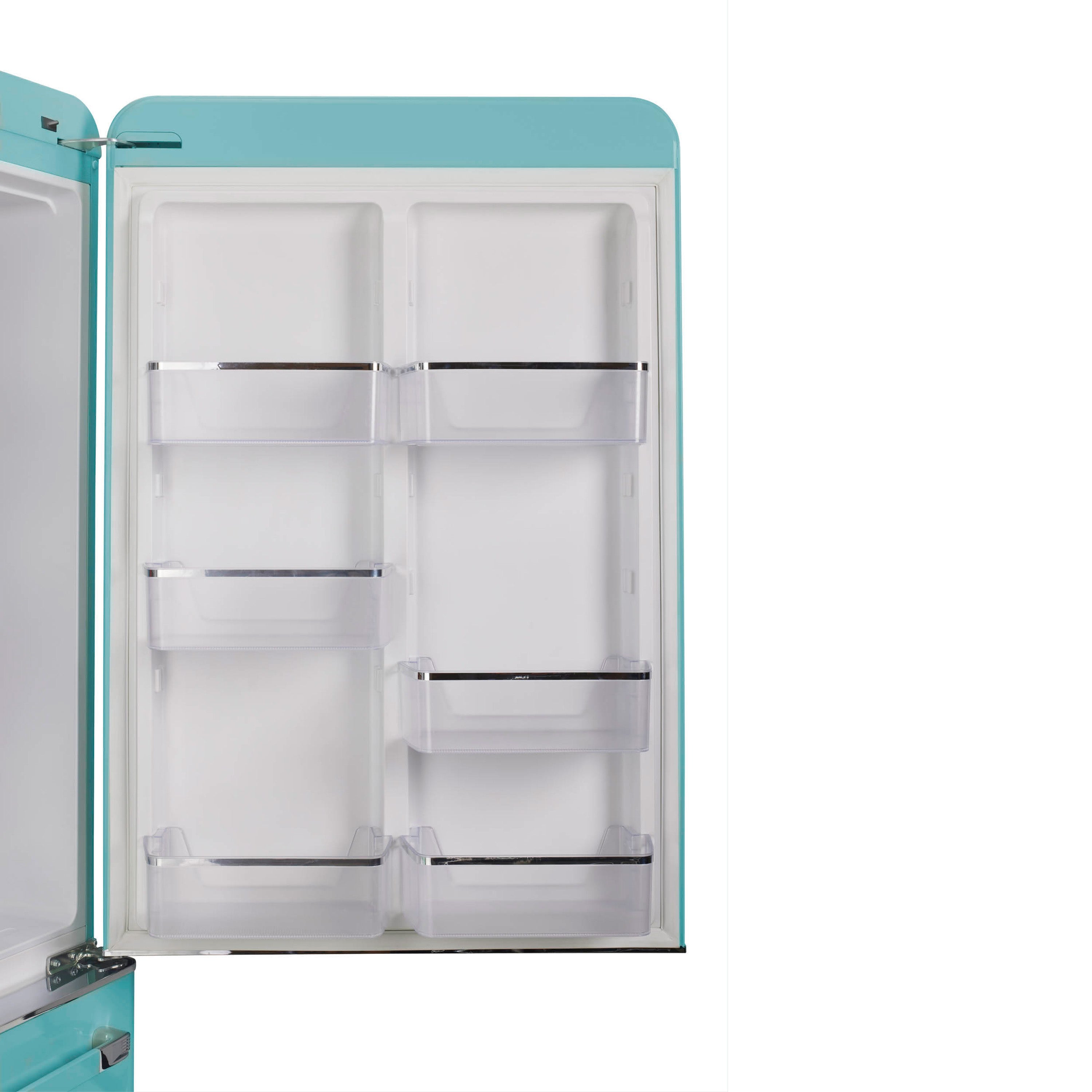Classic Retro 30 in 17.7 cu. ft. Frost Free Retro Bottom Freezer