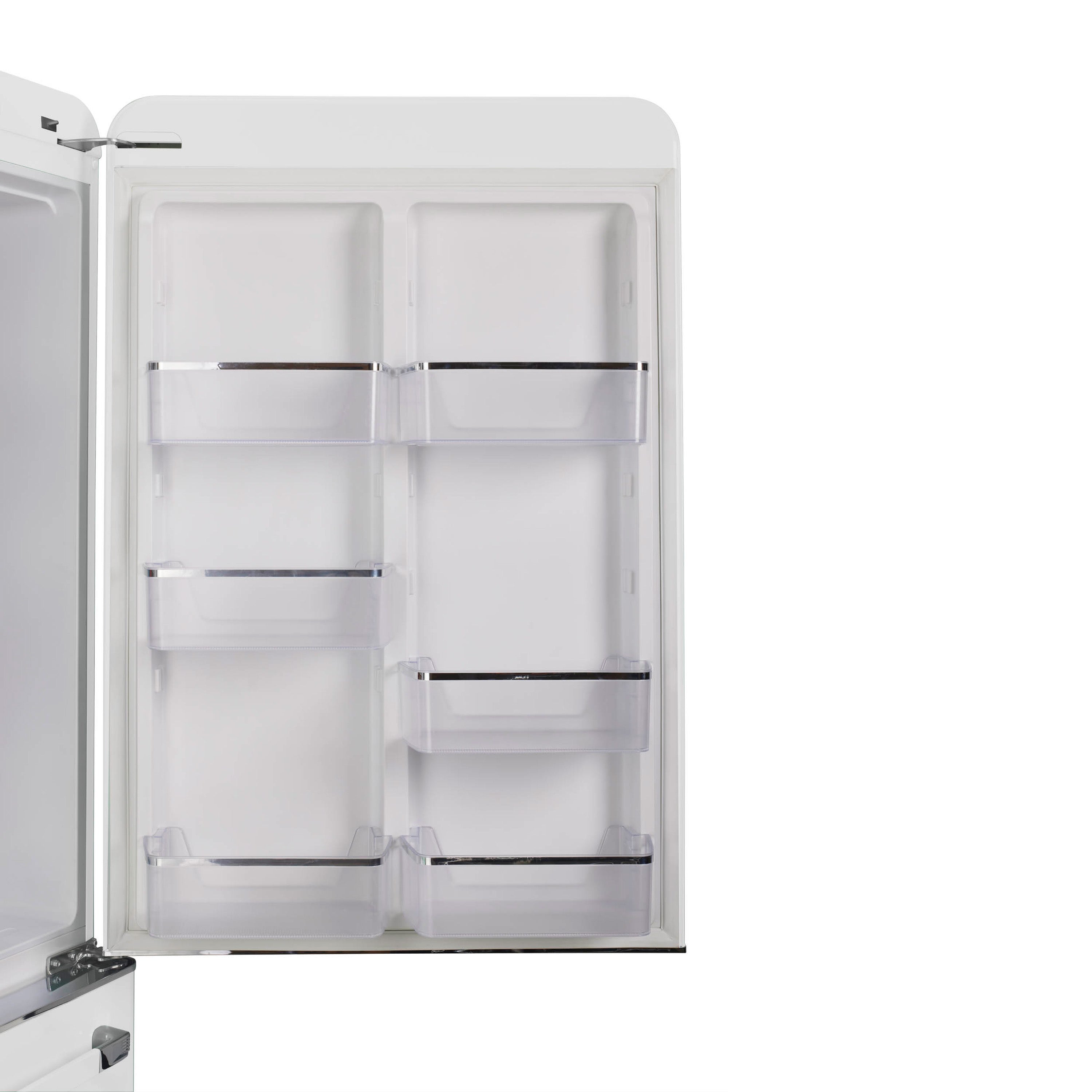 Classic Retro 30 in 17.7 cu. ft. Frost Free Retro Bottom Freezer