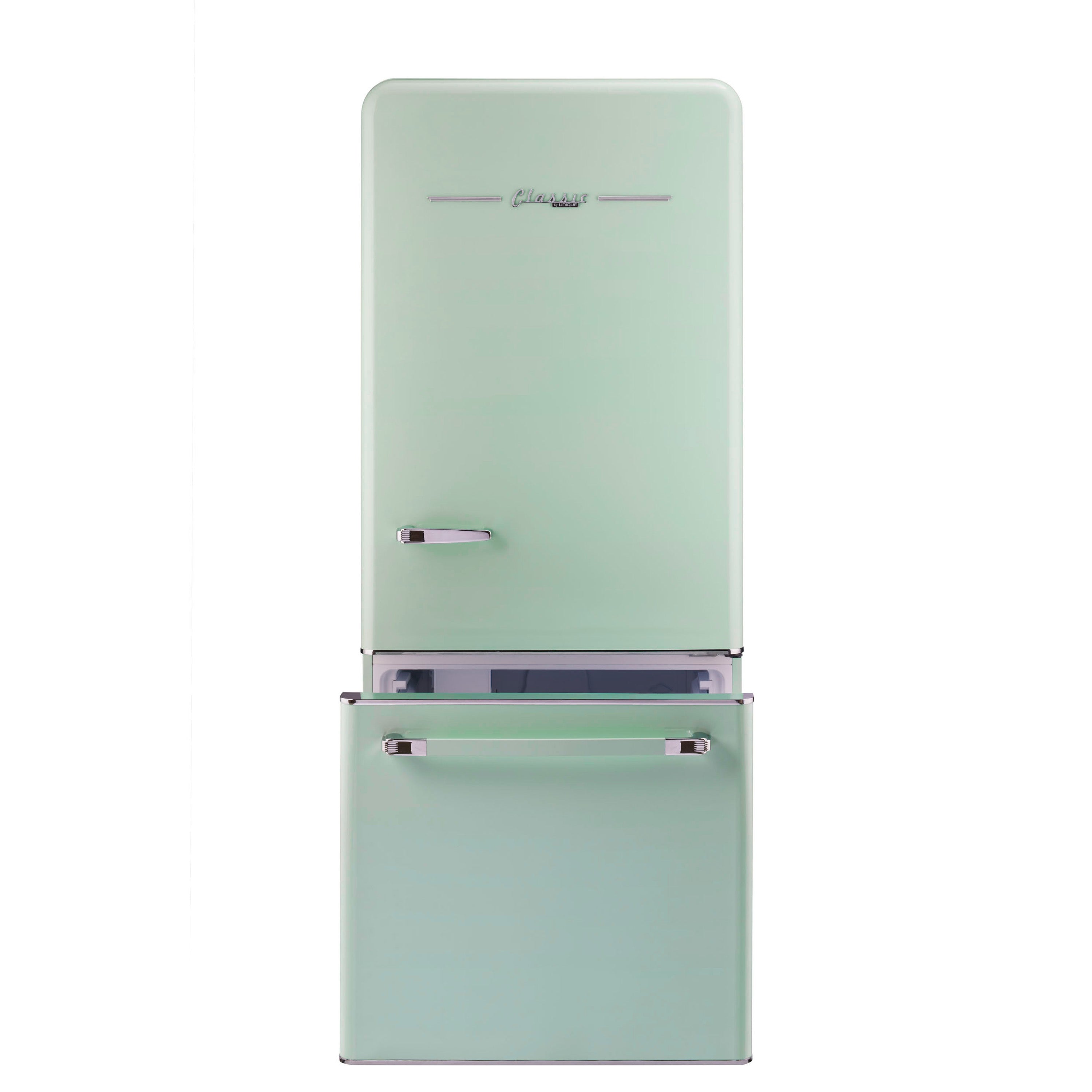 Classic Retro 30 in 17.7 cu. ft. Frost Free Retro Bottom Freezer
