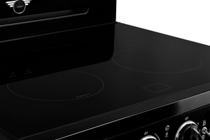 Unique 30' Classic Retro Induction Range Midnight Black