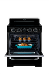 Unique 30' Classic Retro Induction Range Midnight Black