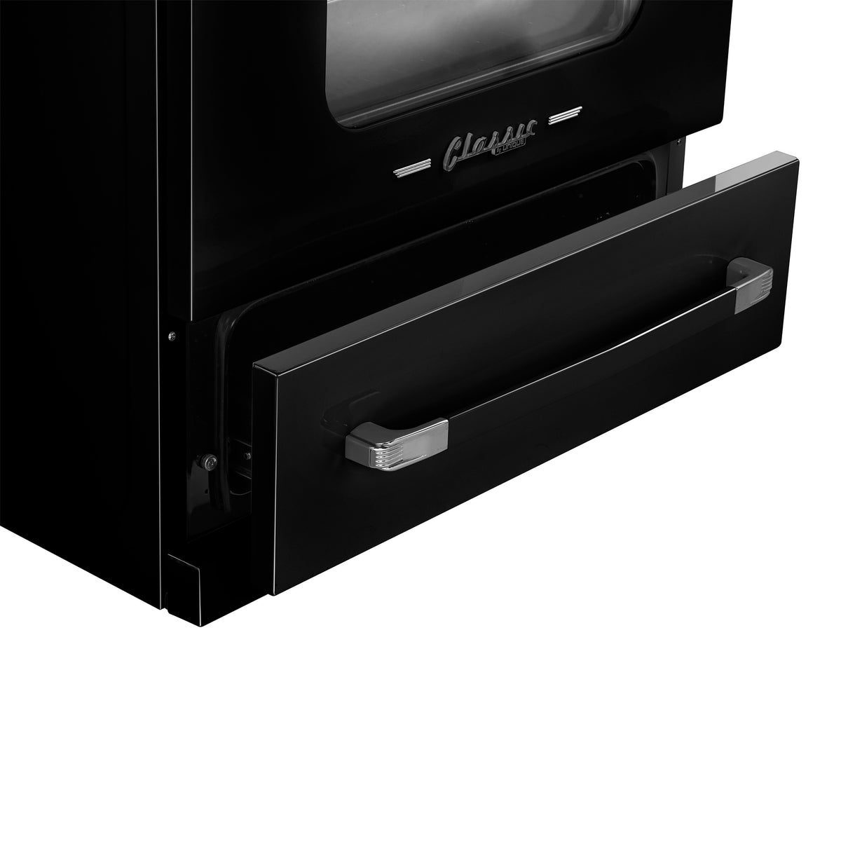 Unique 30' Classic Retro Induction Range Midnight Black