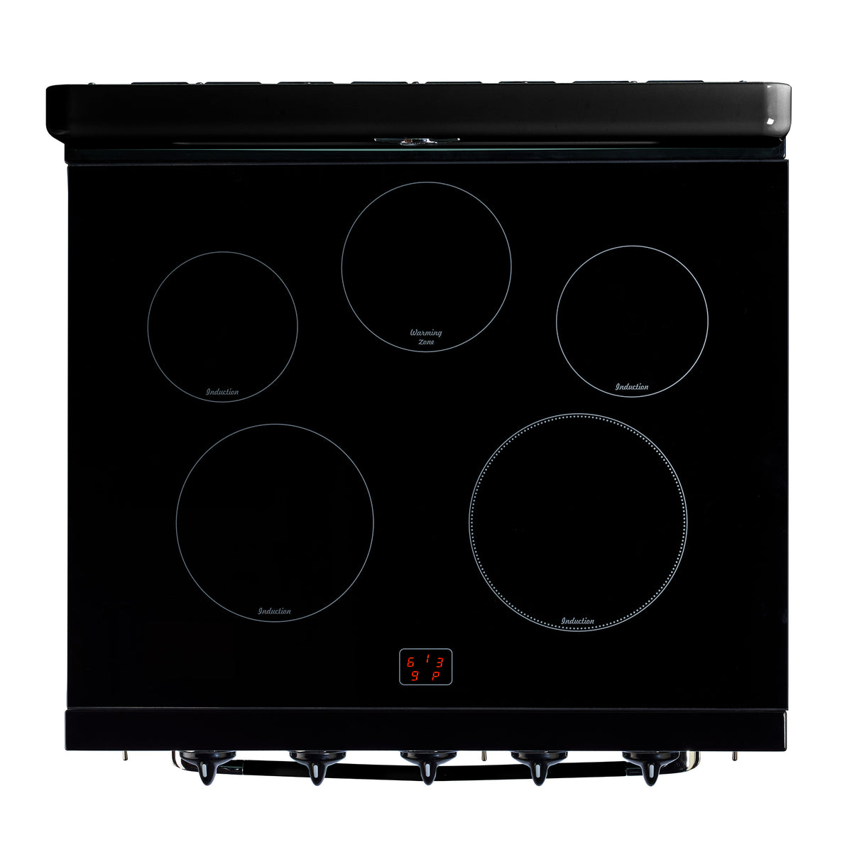 Unique 30' Classic Retro Induction Range Midnight Black