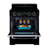 Unique 30' Classic Retro Induction Range Midnight Black