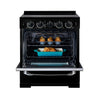 Unique 30' Classic Retro Induction Range Midnight Black