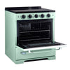 Unique 30' Classic Retro Induction Range Summer Mint Green
