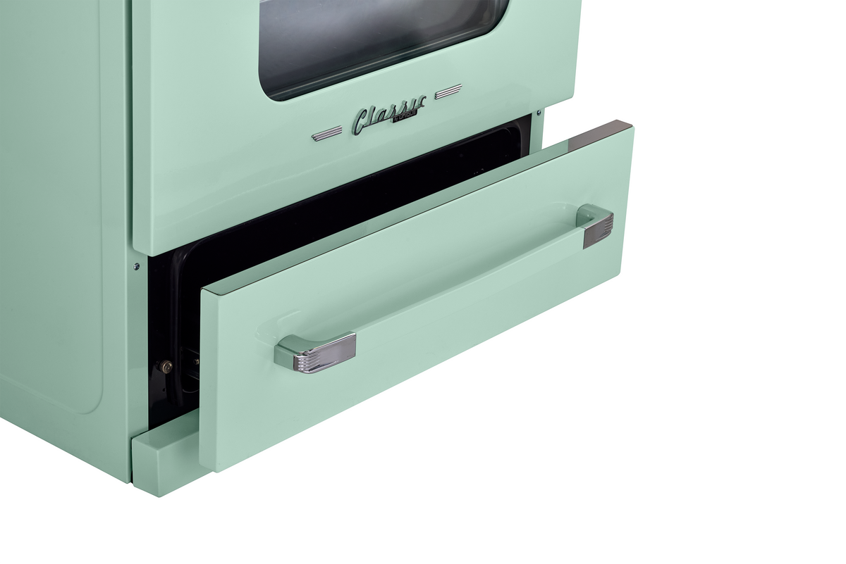 Unique 30' Classic Retro Induction Range Summer Mint Green