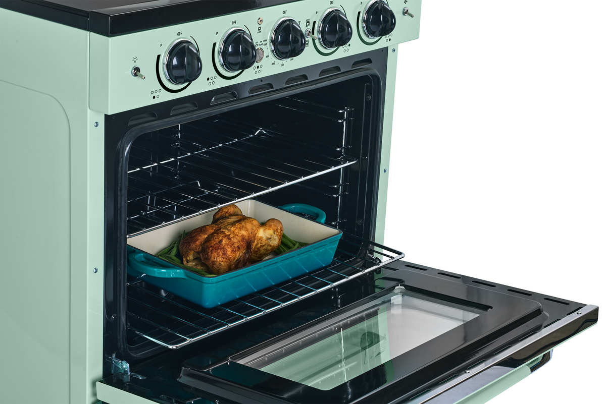 Unique 30' Classic Retro Induction Range Summer Mint Green